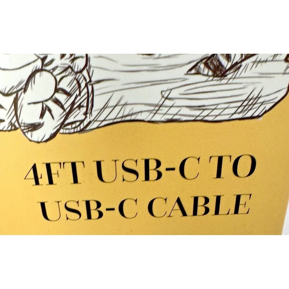 Disney Winnie The Pooh USB C Cable 4FT Fast Charging Pooh Piglet New